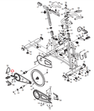 NordicTrack Proform GX 3.0 290 315 490 Stationary Bike Right Arm Crank 308923-hydrafitnessparts