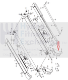 NordicTrack Proform Gold's Gym Reebok Treadmill Left Rear Foot Cover 257496-hydrafitnessparts