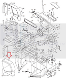 NordicTrack Proform HealthRider Elliptical Left Side Shield Cover 9095 216717-hydrafitnessparts