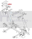 NordicTrack Proform Reebok 505 CST Treadmill Left HandRail Cover 324275-hydrafitnessparts