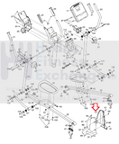 NordicTrack Proform Reebok Elliptical Right Frame Cover 244340-hydrafitnessparts