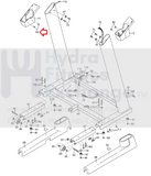 NordicTrack Proform Reebok Treadmill Left Upright Sleeve Cover MFR-61250 244526-hydrafitnessparts
