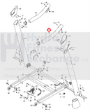 NordicTrack Proform Reebok Treadmill Right Handrail Assembly 288542-hydrafitnessparts