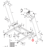 NordicTrack Proform Reebok Treadmill Right Upright Spacer MFR-258334 or 257738-hydrafitnessparts