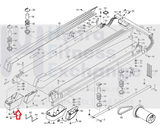 NordicTrack Proform Reebok Treadmill left Rear Cover 311126 & 301773-hydrafitnessparts