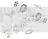 NordicTrack Proform Rower Small Carriage Roller MFR-608Z 363915-hydrafitnessparts