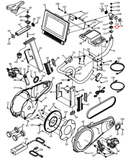 NordicTrack Proform S22i S15i Pro 9000 Stationary Bike Inner Pivot Disc 405261-hydrafitnessparts