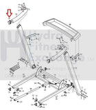 NordicTrack Proform Treadmill Handrail End Cap 347701-hydrafitnessparts