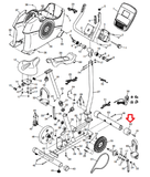 NordicTrack Proform Weslo HealthRider Recumbent Bike Transport Wheel 317007-hydrafitnessparts