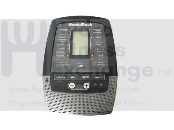 NordicTrack RW200 Rower Rowing Machine Display Console Assembly 396494-hydrafitnessparts