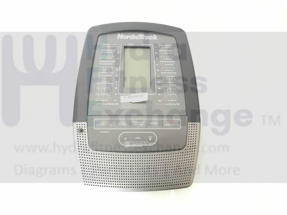 NordicTrack RX 800 RW200 NTRW591460 Rower Display Console Panel 386345-hydrafitnessparts
