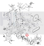 NordicTrack Reebok GX 5.0 Paceline RX 5.0 Upright Bike Right Crank Arm 308841-hydrafitnessparts