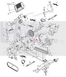 NordicTrack Reebok Weslo Upright Bike Spring 231771-hydrafitnessparts