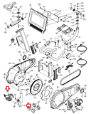 NordicTrack S15i S22i Stationary Bike Left Pedal Crank Arm with Hardware 438687-hydrafitnessparts