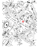 NordicTrack S22I S15I Stationary Bike Pivot Axle 405275-hydrafitnessparts