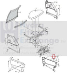 NordicTrack SL 728 Upright Bike Right Side Cover 231763-hydrafitnessparts