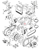 NordicTrack Stationary Bike Handlebar With Incline and Resistance Switch 412555-hydrafitnessparts