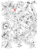 NordicTrack Stationary Bike RPM Speed Sensor Reed Switch 2 Terminal Wire 411083-hydrafitnessparts
