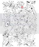 NordicTrack Stationary Bike Seat Post Adjustment Knob 438696 Formerly 390115-hydrafitnessparts