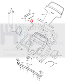 NordicTrack T5 ZI T5.3 Treadmill Console Frame 306298-hydrafitnessparts