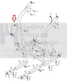 NordicTrack Treadmill Latch Housing Insert Knob 222260-hydrafitnessparts