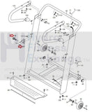 NordicTrack Weslo Image 8500 Pro Treadmill Folding Spring Latch Pin 358335-hydrafitnessparts
