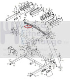 NordicTrack Weslo Treadmill Left Upright 375046-hydrafitnessparts