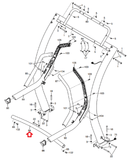 NordicTrack X11I X22I X15i Intractv Incline Trainer Treadmill Crossbar 407626-hydrafitnessparts