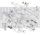 NordicTrack X7i Incline Trainer Intera Treadmill Right Rear Frame Bumper 280602-hydrafitnessparts