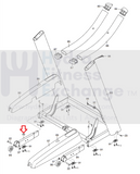 Nordictrack 1750 2150 2450 C1550 T20.5 Treadmill Left Base Leg 335444-hydrafitnessparts
