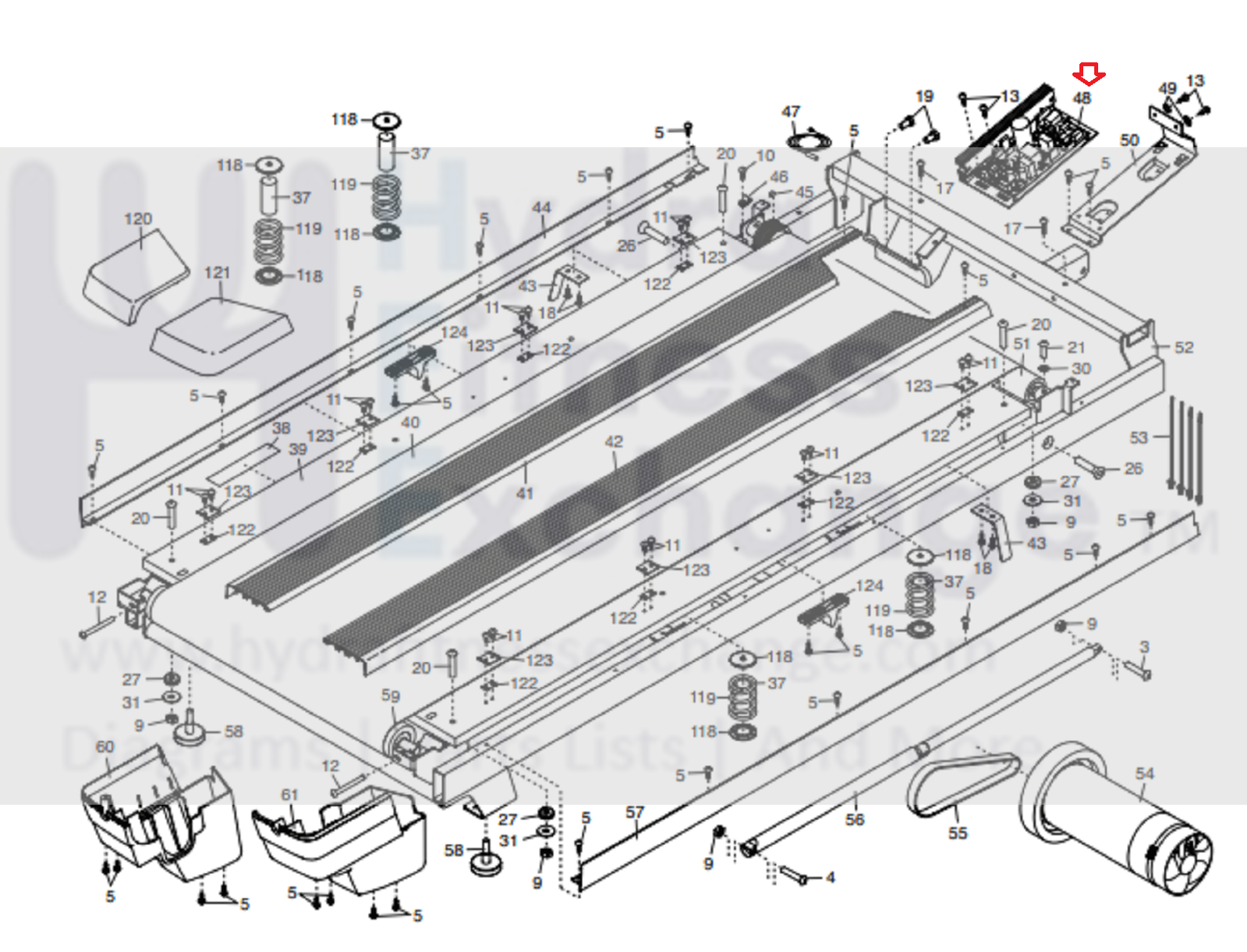 Nordictrack 1750 2450 2950 X32i X22I Treadmill Power Supply Board