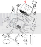 Nordictrack 2450 Treadmill Display Console Panel 405935-hydrafitnessparts