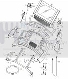 Nordictrack 2950 NTL19119 Treadmill Display Console Assembly ETNT19119 404855-hydrafitnessparts