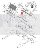 Nordictrack A2105 A2155 Treadmill Display Console Frame 259596-hydrafitnessparts