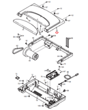 Nordictrack A2550 Treadmill Motor Hood Shroud Cover 263733 & 258304-hydrafitnessparts