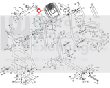 Nordictrack AudioStrider 600 Elliptical Display Console Assembly 247401-hydrafitnessparts