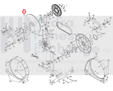 Nordictrack AudioStrider 600 Elliptical Left and Right Crank Disc 23665 & 247270-hydrafitnessparts