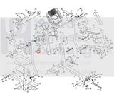 Nordictrack Audiostrider 600 Elliptical Left Upper Body Leg 271231-hydrafitnessparts