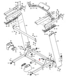 Nordictrack C 960 i 248850 248851 Treadmill Upright Wire Harness 360914-hydrafitnessparts