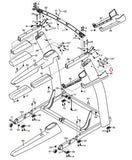 Nordictrack C1570 Pro C1630 Pro Treadmill Right Outside Upright Cover 332426-hydrafitnessparts