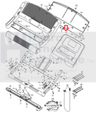 Nordictrack C1600 Pro Treadmill Display Console Membrane Overlay 366386 351619-hydrafitnessparts