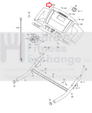 Nordictrack C2400 NTL098060 Treadmill Display Console Panel 247986 247986-hydrafitnessparts