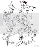 Nordictrack C3Si Recumbent Bike Display Console Assembly MFR-EBSN39908 270602-hydrafitnessparts