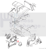 Nordictrack C3Si Recumbent Bike Water Bottle Holder 270319-hydrafitnessparts