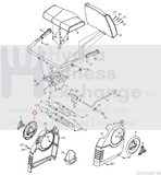Nordictrack C3si C2SI Recumbent Bike Pedal Guard Crank Cover MFR-263516 & 271599-hydrafitnessparts
