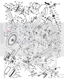 Nordictrack COMM.S22I S15I Stationary Bike Flywheel Assembly 408513-hydrafitnessparts