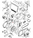 Nordictrack COMM.S22i S15i Stationary Bike Right Handlebar Post Sleeve 405249-hydrafitnessparts