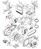 Nordictrack Comm.S10i World Tour Cycle Stationary Bike Left Shield Cover 396379-hydrafitnessparts