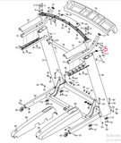 Nordictrack Commercial 1750 2950 Treadmill Upright Wire Harness 406938-hydrafitnessparts
