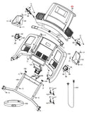 Nordictrack Commercial 1750 Treadmill Display Console Panel MFR-ETNT14115 374118-hydrafitnessparts